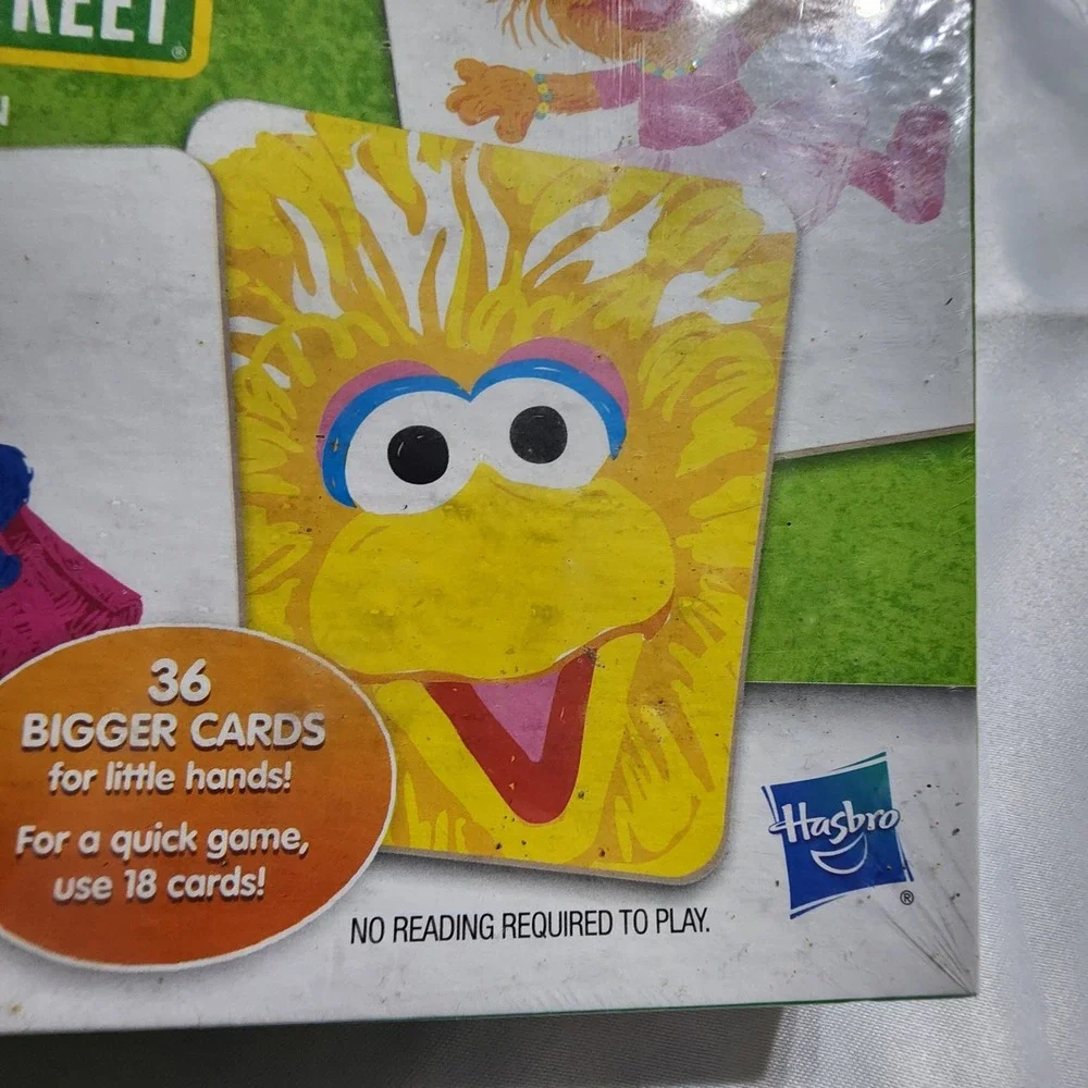 Hasbro Sesame Street Memory Game 2011 Edition 36 Large Cards Preschool Ages 3+